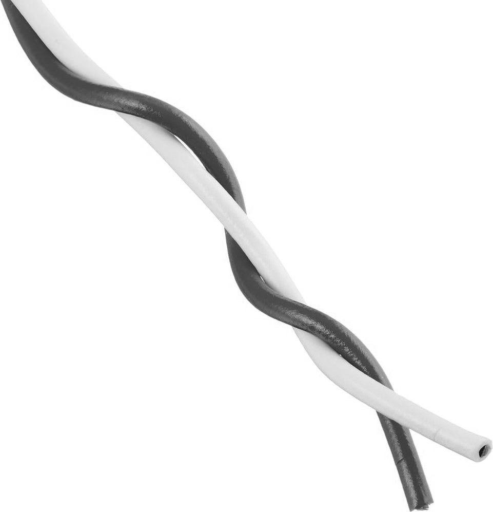 Tinned Copper Jumper Wire 1m Black & White